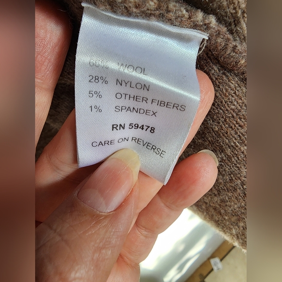 Chiara Mante Women's Winter Wool Jacket S Small size - Made in Italy - Picture 8 of 8